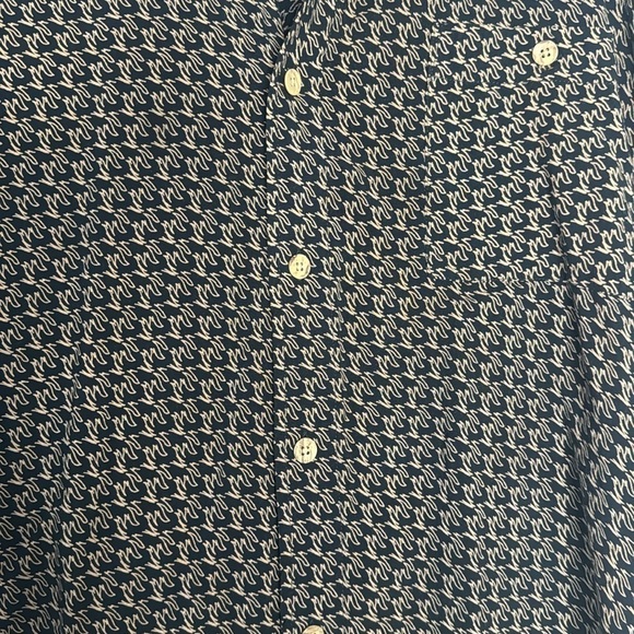 KNIGHTS BRIDGE VINTAGE RETRO PRINT SHORT SLEEVE BUTTON DOWN (2X) - Picture 6 of 8